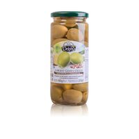 Оливки с косточкой в маринаде с лимоном и кориандром DELPHI 480г